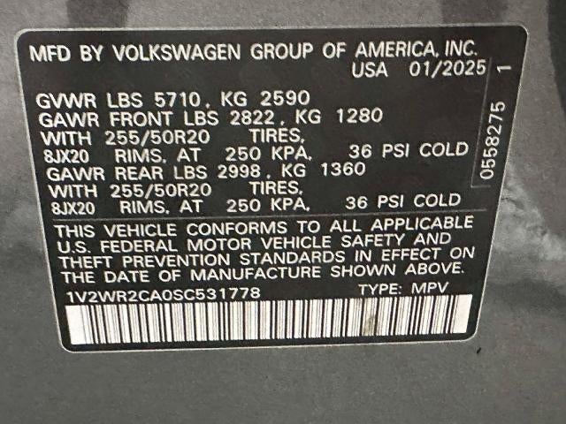 2025 Volkswagen Atlas 2.0T SE w/Technology